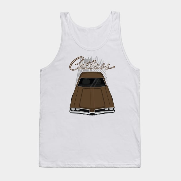 Oldsmobile Cutlass 1969 - brown Tank Top by V8social